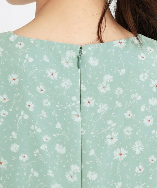 Reflect / リフレクト ミニ丈・ひざ丈ワンピース | 【マシンウォッシュ可】フラワープリントワンピース | 詳細23