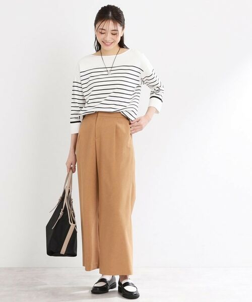 Reflect / リフレクト ショート・ハーフ・半端丈パンツ | 【マシンウォッシュ可/すっきりシルエット】ワイドシルエットパンツ | 詳細14