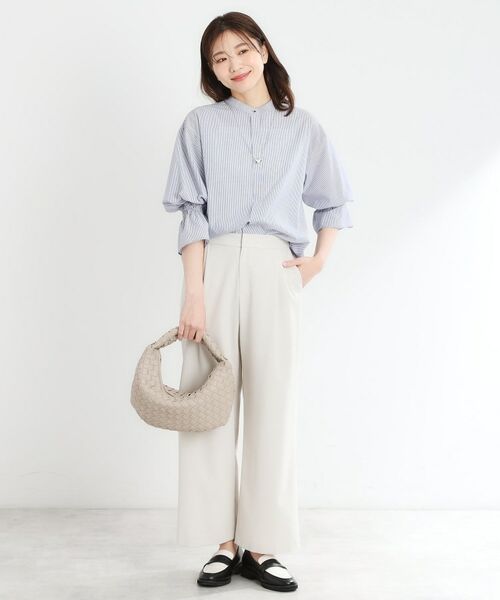 Reflect / リフレクト ショート・ハーフ・半端丈パンツ | 【マシンウォッシュ可/すっきりシルエット】ワイドシルエットパンツ | 詳細3