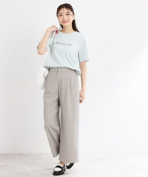 Reflect / リフレクト ショート・ハーフ・半端丈パンツ | 【マシンウォッシュ可/すっきりシルエット】ワイドシルエットパンツ | 詳細6