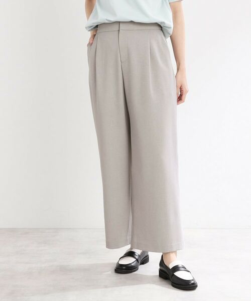 Reflect / リフレクト ショート・ハーフ・半端丈パンツ | 【マシンウォッシュ可/すっきりシルエット】ワイドシルエットパンツ | 詳細8
