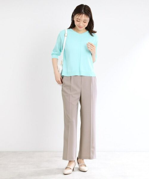 Reflect / リフレクト パンツ | 【マシンウォッシュ可/セットアップ可能】ストレートシルエットパンツ | 詳細11