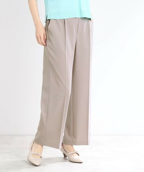 Reflect / リフレクト パンツ | 【マシンウォッシュ可/セットアップ可能】ストレートシルエットパンツ | 詳細13