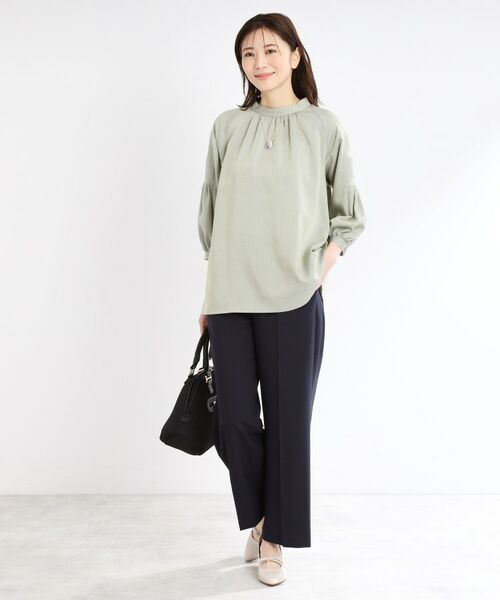 Reflect / リフレクト パンツ | 【マシンウォッシュ可/セットアップ可能】ストレートシルエットパンツ | 詳細20