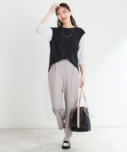 Reflect / リフレクト パンツ | 【マシンウォッシュ可/セットアップ可能】ストレートシルエットパンツ | 詳細6
