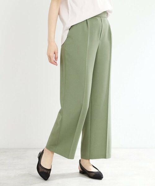 Reflect / リフレクト パンツ | 【マシンウォッシュ可/セットアップ可能】ストレートシルエットパンツ | 詳細9