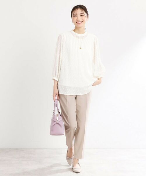 Reflect / リフレクト ショート・ハーフ・半端丈パンツ | 【マシンウォッシュ可】リラクシーセンタープレスパンツ | 詳細10