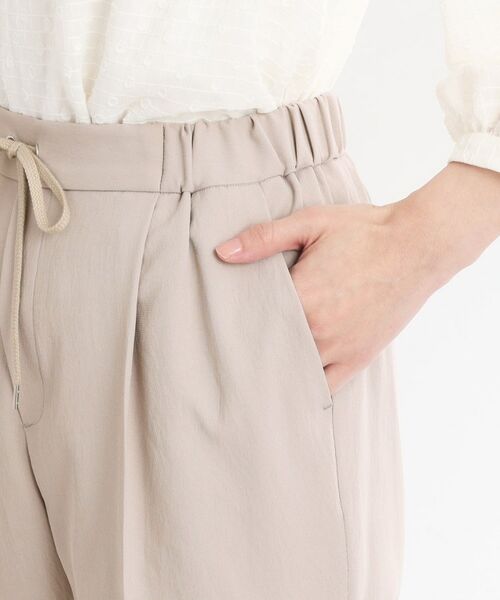 Reflect / リフレクト ショート・ハーフ・半端丈パンツ | 【マシンウォッシュ可】リラクシーセンタープレスパンツ | 詳細22