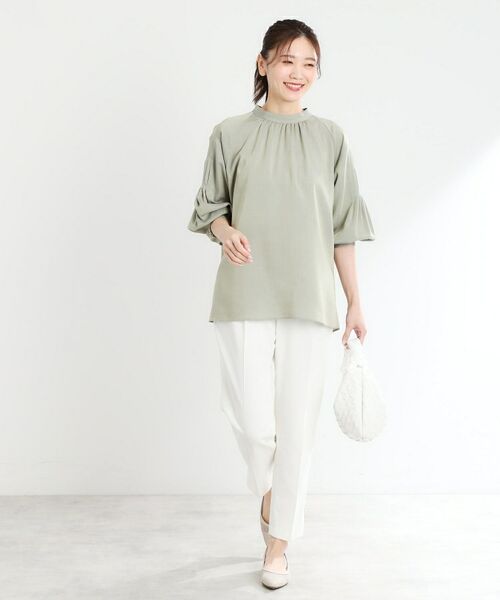 Reflect / リフレクト ショート・ハーフ・半端丈パンツ | 【マシンウォッシュ可】リラクシーセンタープレスパンツ | 詳細3