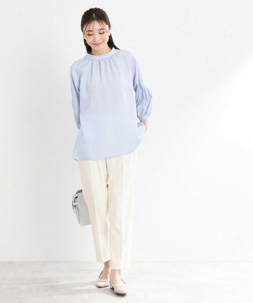 Reflect / リフレクト ショート・ハーフ・半端丈パンツ | 【マシンウォッシュ可】リラクシーセンタープレスパンツ | 詳細5