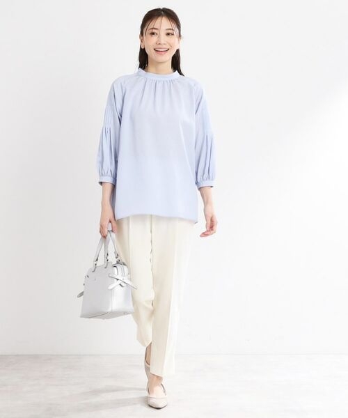 Reflect / リフレクト ショート・ハーフ・半端丈パンツ | 【マシンウォッシュ可】リラクシーセンタープレスパンツ | 詳細6