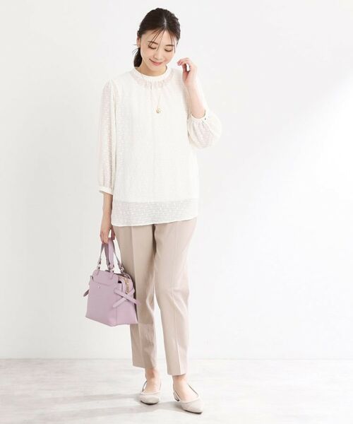 Reflect / リフレクト ショート・ハーフ・半端丈パンツ | 【マシンウォッシュ可】リラクシーセンタープレスパンツ | 詳細9