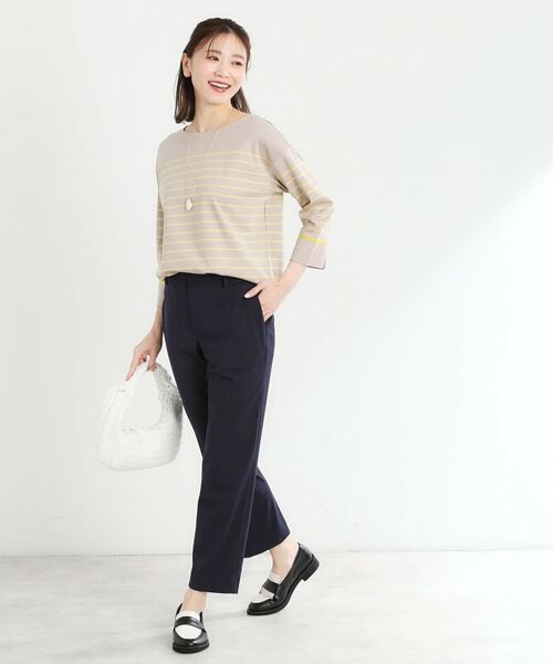 Reflect / リフレクト ショート・ハーフ・半端丈パンツ | 【手洗い可／すっきりシルエット】テーパードパンツ | 詳細1