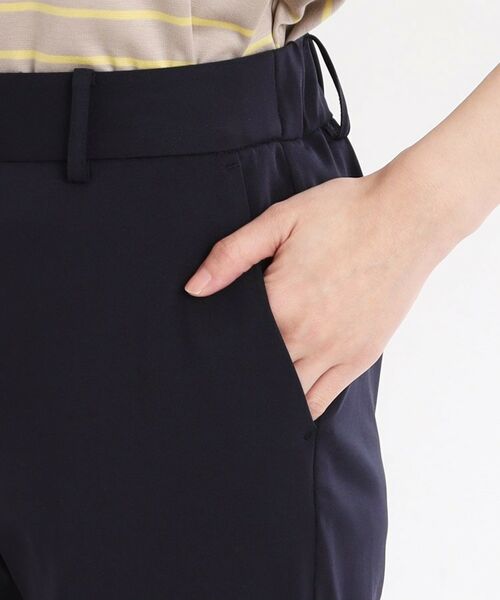 Reflect / リフレクト ショート・ハーフ・半端丈パンツ | 【手洗い可／すっきりシルエット】テーパードパンツ | 詳細15