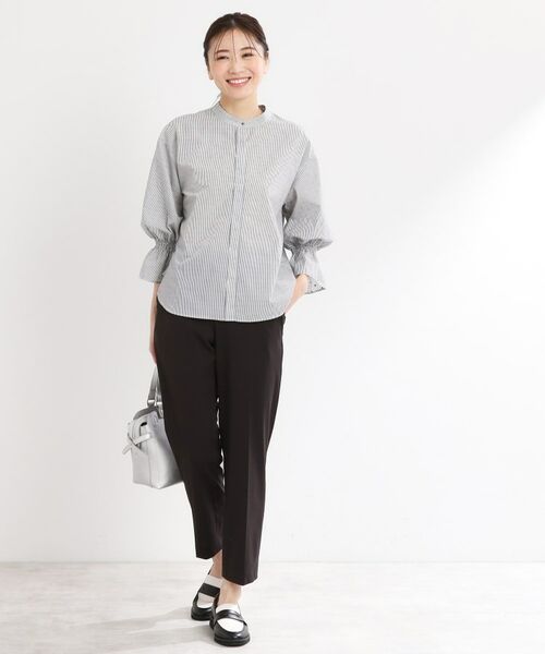 Reflect / リフレクト ショート・ハーフ・半端丈パンツ | 【手洗い可／すっきりシルエット】テーパードパンツ | 詳細2