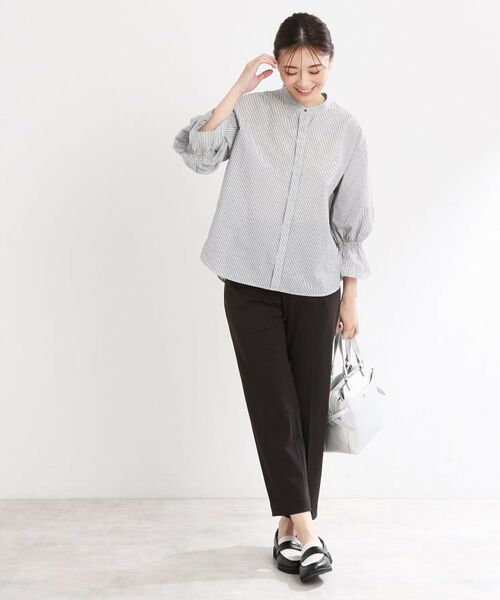 Reflect / リフレクト ショート・ハーフ・半端丈パンツ | 【手洗い可／すっきりシルエット】テーパードパンツ | 詳細3