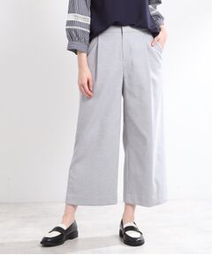 Reflect / リフレクト ショート・ハーフ・半端丈パンツ | 【E‐QUALITY／手洗い可】ワイドクロップドパンツ