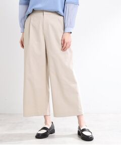 Reflect / リフレクト ショート・ハーフ・半端丈パンツ | 【E‐QUALITY／手洗い可】ワイドクロップドパンツ