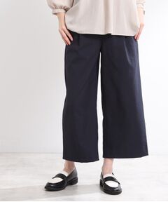 Reflect / リフレクト ショート・ハーフ・半端丈パンツ | 【E‐QUALITY／手洗い可】ワイドクロップドパンツ
