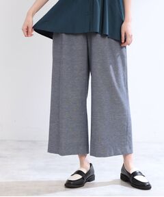 Reflect / リフレクト ショート・ハーフ・半端丈パンツ | 【E‐QUALITY／手洗い可】ワイドクロップドパンツ