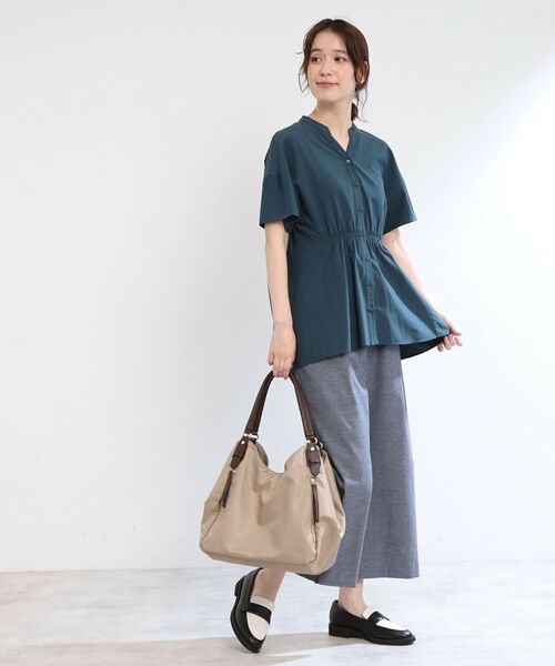 Reflect / リフレクト ショート・ハーフ・半端丈パンツ | 【E‐QUALITY/手洗い可】ワイドクロップドパンツ | 詳細1