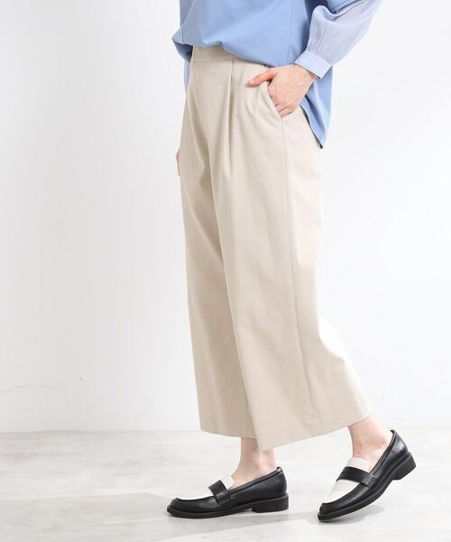 Reflect / リフレクト ショート・ハーフ・半端丈パンツ | 【E‐QUALITY/手洗い可】ワイドクロップドパンツ | 詳細11