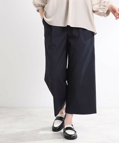 Reflect / リフレクト ショート・ハーフ・半端丈パンツ | 【E‐QUALITY/手洗い可】ワイドクロップドパンツ | 詳細15