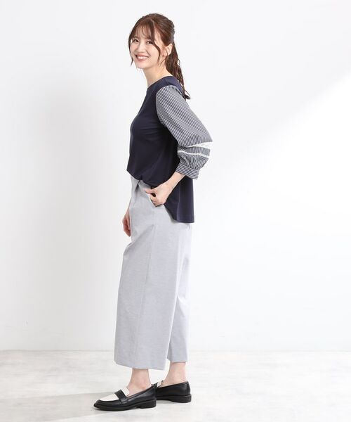 Reflect / リフレクト ショート・ハーフ・半端丈パンツ | 【E‐QUALITY/手洗い可】ワイドクロップドパンツ | 詳細18