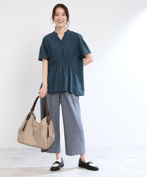 Reflect / リフレクト ショート・ハーフ・半端丈パンツ | 【E‐QUALITY/手洗い可】ワイドクロップドパンツ | 詳細2