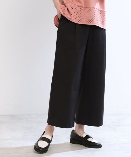 Reflect / リフレクト ショート・ハーフ・半端丈パンツ | 【E‐QUALITY/手洗い可】ワイドクロップドパンツ | 詳細7