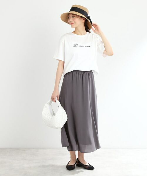 Reflect / リフレクト ロング・マキシ丈スカート | 【マシンウォッシュ可】フリュイドロングスカート | 詳細3