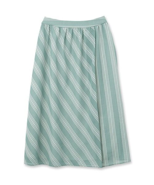 Reflect / リフレクト スカート | 【手洗い可】ストライプ柄シアースカート | 詳細14