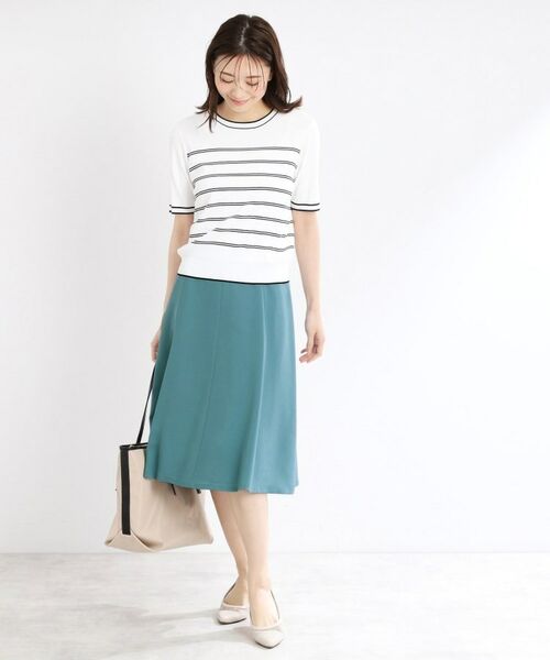 Reflect / リフレクト スカート | 【マシンウォッシュ可／細見え】フレアシルエットスカート | 詳細1