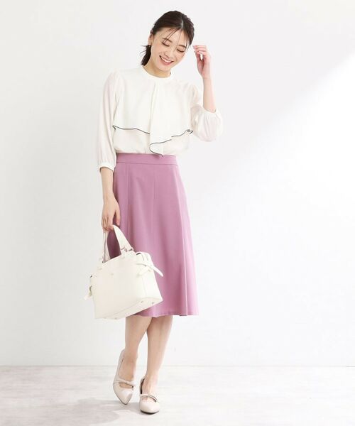 Reflect / リフレクト スカート | 【マシンウォッシュ可／細見え】フレアシルエットスカート | 詳細10