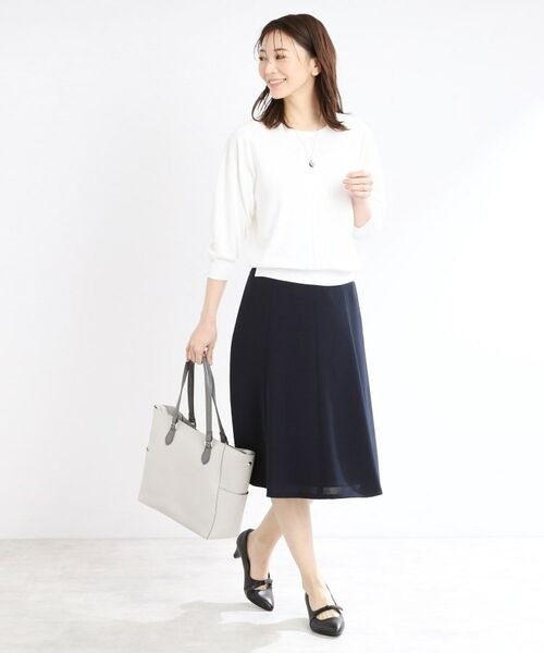 Reflect / リフレクト スカート | 【マシンウォッシュ可／細見え】フレアシルエットスカート | 詳細14