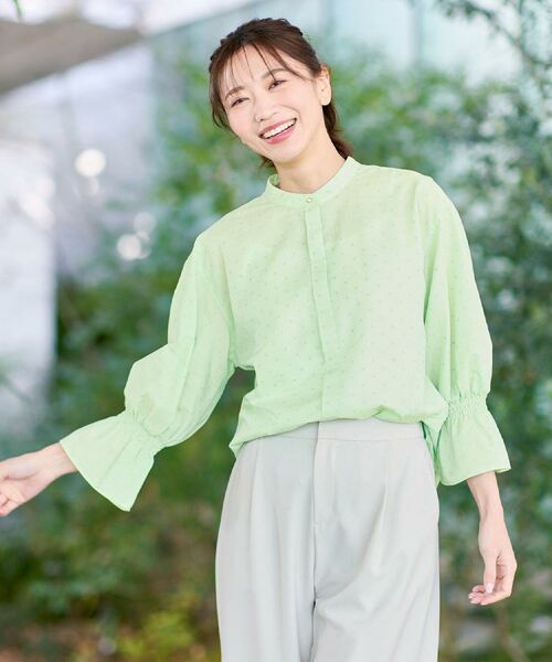 Reflect / リフレクト シャツ・ブラウス | 【洗える】キャンディースリーブブラウス | 詳細4