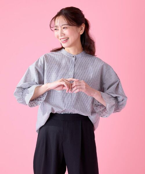 Reflect / リフレクト シャツ・ブラウス | 【洗える】キャンディースリーブブラウス | 詳細9