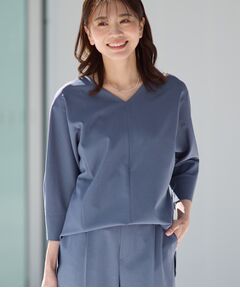 Reflect / リフレクト シャツ・ブラウス | 【マシンウォッシュ可／セットアップ可能】ドルマンスリーブVネックブラウス