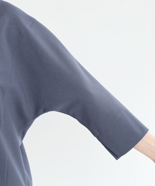 Reflect / リフレクト シャツ・ブラウス | 【マシンウォッシュ可/セットアップ可能】ドルマンスリーブVネックブラウス | 詳細26