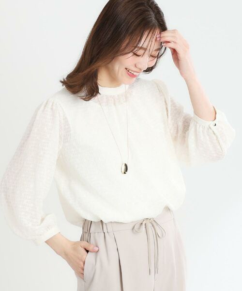 Reflect / リフレクト シャツ・ブラウス | 【手洗い可】ロングシルエットブラウス | 詳細4