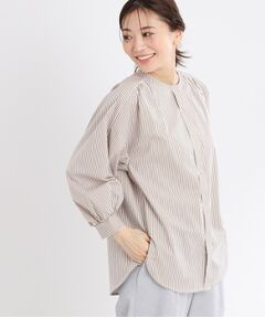 Reflect / リフレクト シャツ・ブラウス | 【夏SALE／E‐QUALITY／手洗い可】ストライプシャツ