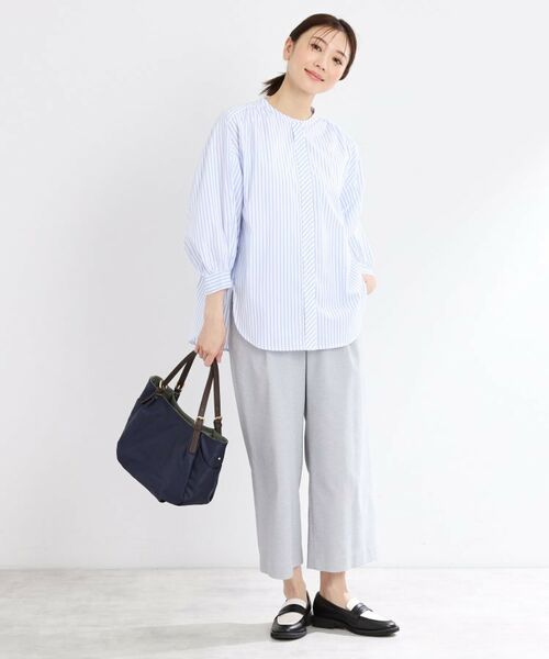 Reflect / リフレクト シャツ・ブラウス | 【夏SALE/E‐QUALITY/手洗い可】ストライプシャツ | 詳細10