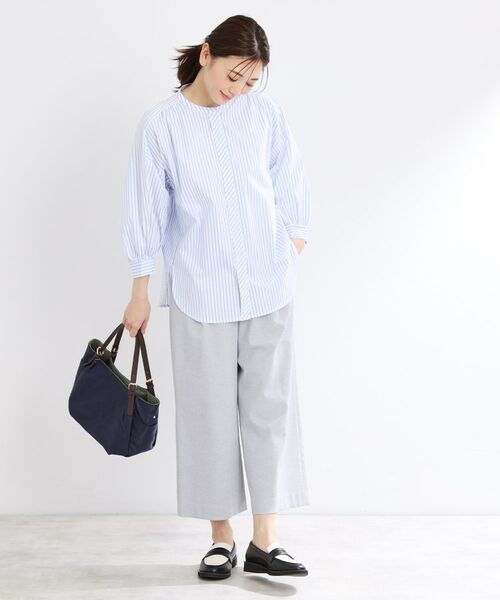 Reflect / リフレクト シャツ・ブラウス | 【夏SALE/E‐QUALITY/手洗い可】ストライプシャツ | 詳細11