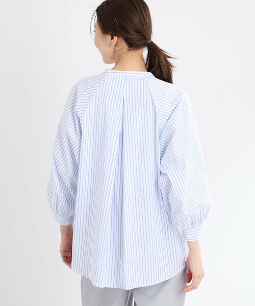 Reflect / リフレクト シャツ・ブラウス | 【夏SALE/E‐QUALITY/手洗い可】ストライプシャツ | 詳細16