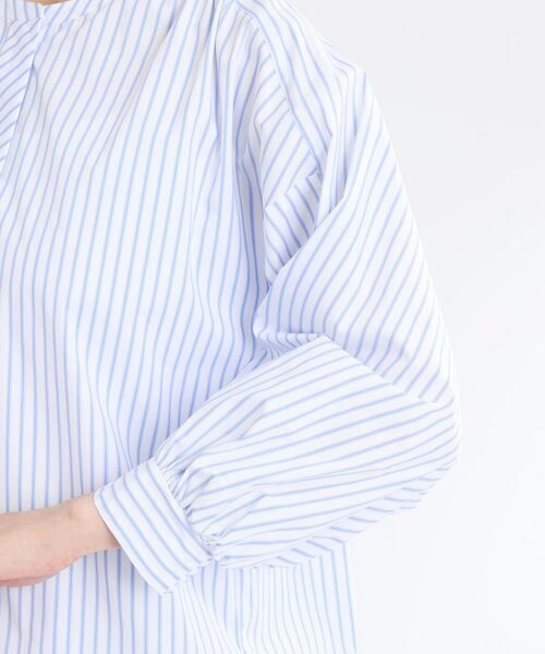 Reflect / リフレクト シャツ・ブラウス | 【夏SALE/E‐QUALITY/手洗い可】ストライプシャツ | 詳細18