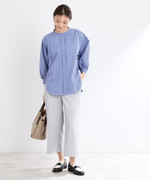 Reflect / リフレクト シャツ・ブラウス | 【夏SALE/E‐QUALITY/手洗い可】ストライプシャツ | 詳細3
