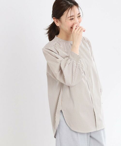 Reflect / リフレクト シャツ・ブラウス | 【夏SALE/E‐QUALITY/手洗い可】ストライプシャツ | 詳細5