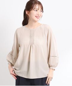 Reflect / リフレクト シャツ・ブラウス | 【E‐QUALITY／手洗い可】ピンタックブラウス