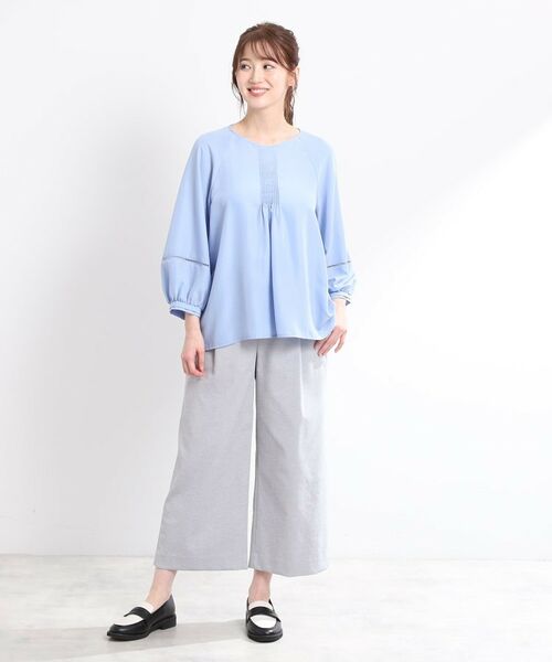 Reflect / リフレクト シャツ・ブラウス | 【E‐QUALITY／手洗い可】ピンタックブラウス | 詳細10