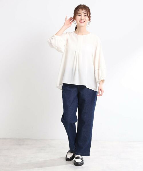 Reflect / リフレクト シャツ・ブラウス | 【E‐QUALITY／手洗い可】ピンタックブラウス | 詳細2